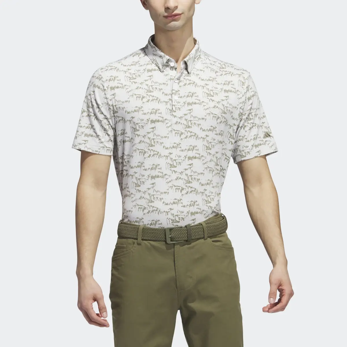 Adidas Go-To Printed Polo Shirt. 1