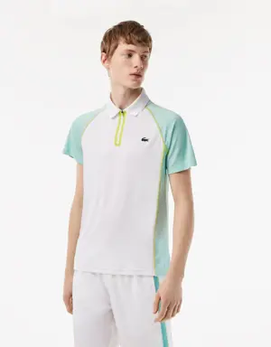 Lacoste Men’s Lacoste Tennis Recycled Polyester Polo Shirt with Ultra-Dry Technology