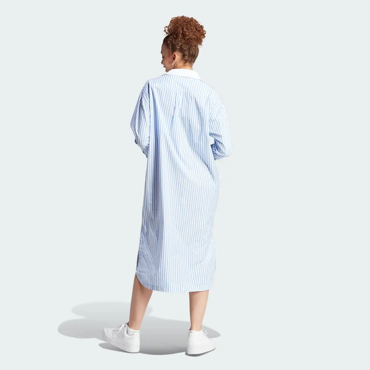 Adidas Premium Essentials Poplin Shirt Dress. 3