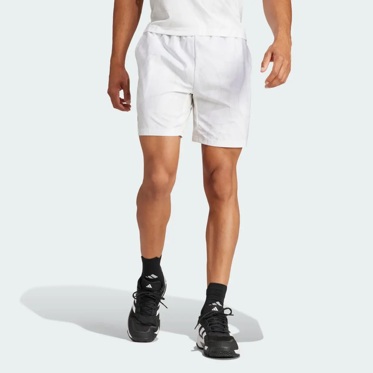 Adidas Club Tennis Graphic Shorts. 1