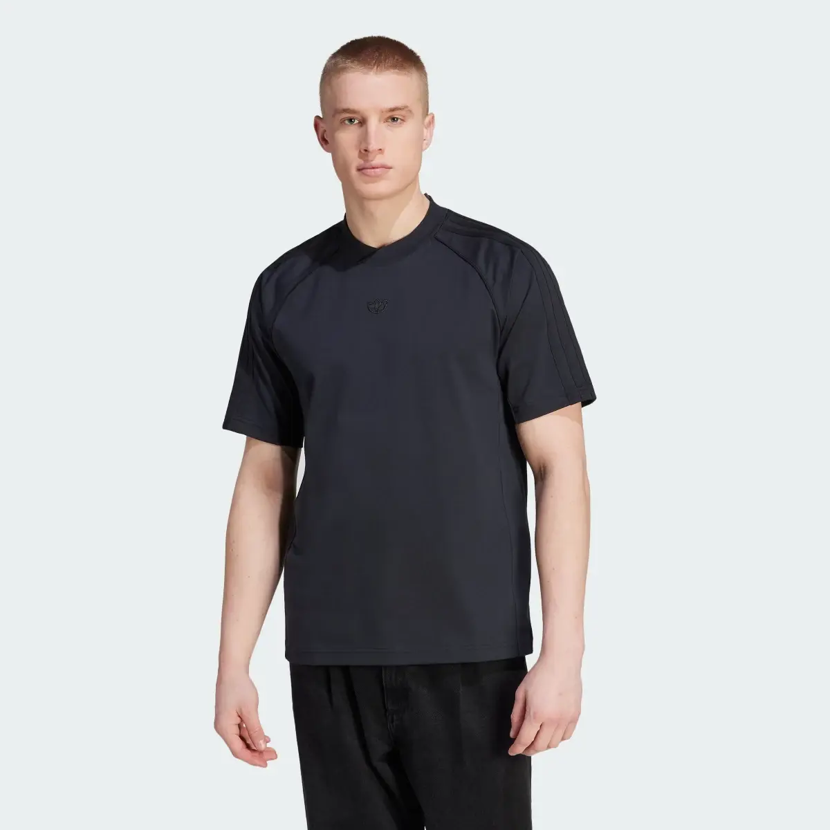 Adidas Blue Version Essentials Short Sleeve Tişört. 2