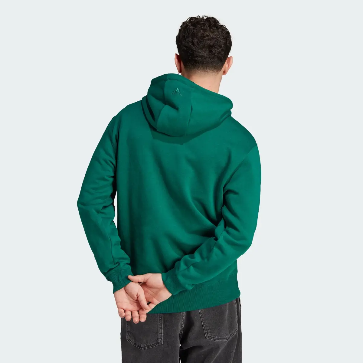 Adidas All SZN Fleece Graphic Hoodie. 3