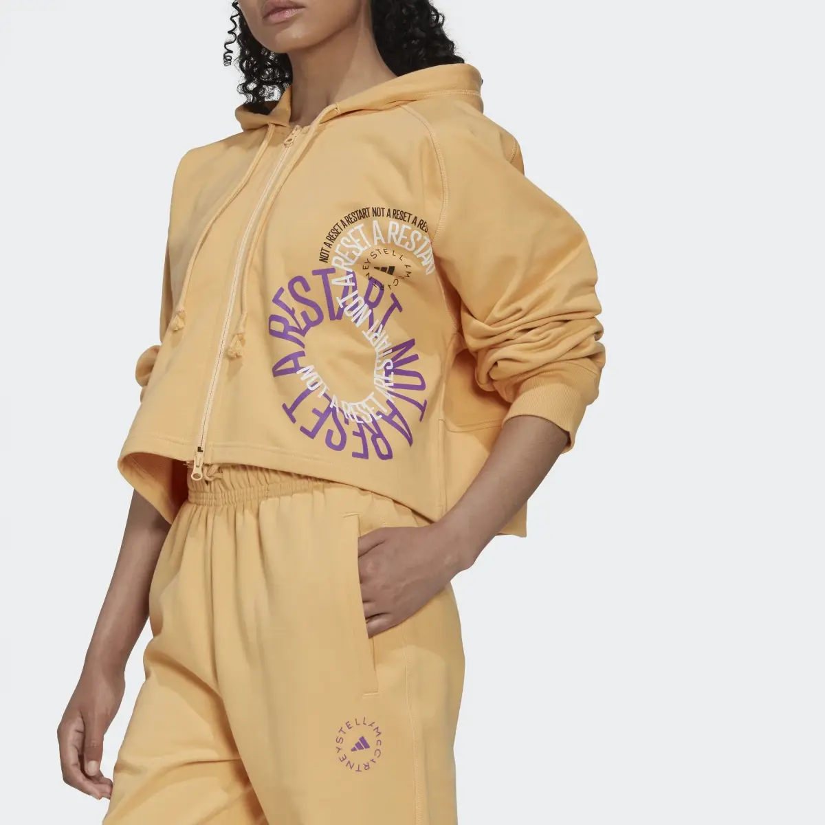 Adidas by Stella McCartney Cropped Hoodie. 1