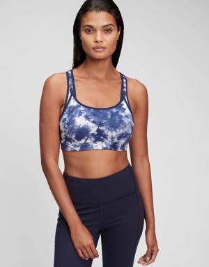 Maternity GapFit Low Impact Nursing Sports Bra blue