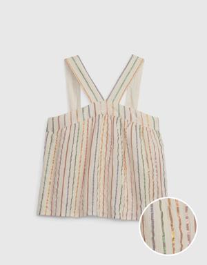 Gap Kids Textured Halter Top multi