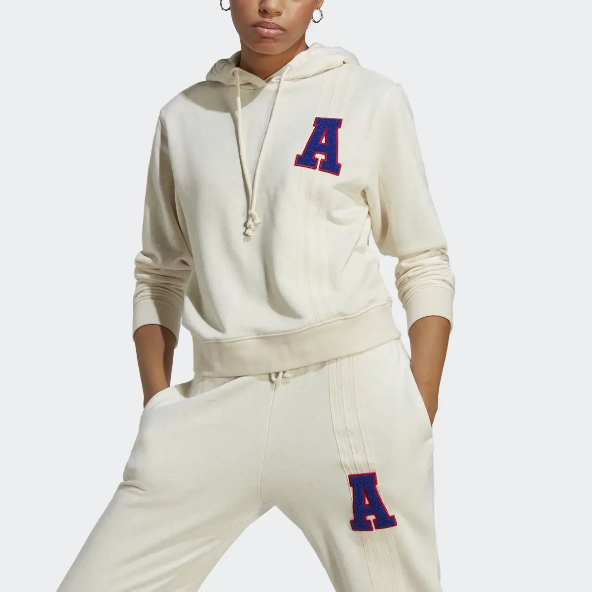 Adidas Sweat-shirt à capuche et petit logo Originals. 1