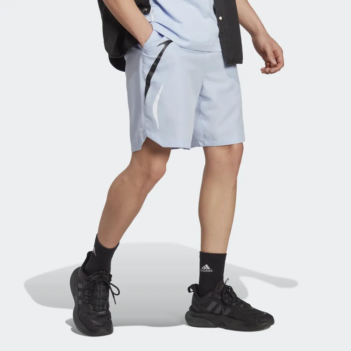 Adidas Colorblock Woven Shorts. 3