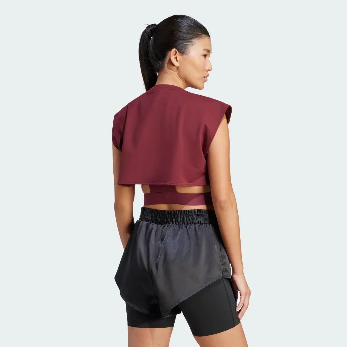 Adidas Top Power AEROREADY Crop Sleeveless. 3