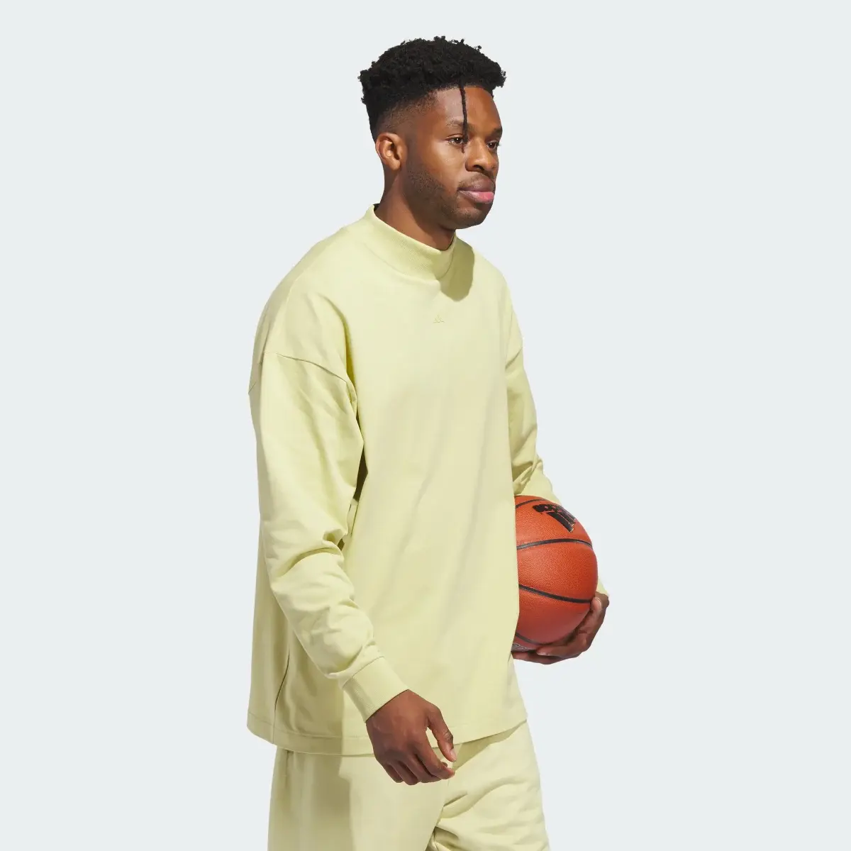 Adidas Maglia da basketball Long Sleeve (Neutral). 3