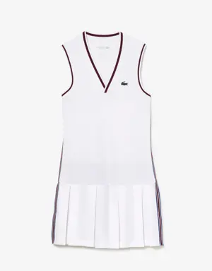 Tennis Dress with Removable Piqué Shorts