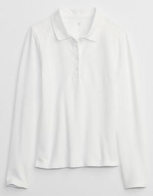 Uniform Streç Pique Polo Yaka T-Shirt