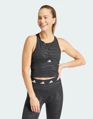 Adidas Débardeur de training court imprimé Techfit. 2