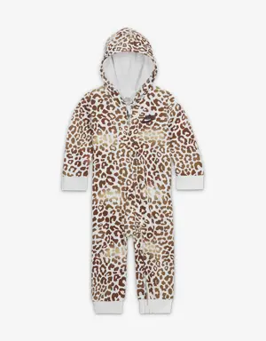 Hooded Printed Overalls