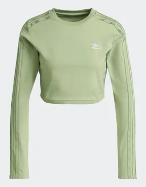 LOUNGEWEAR adidas Cropped Long Sleeve Sweater