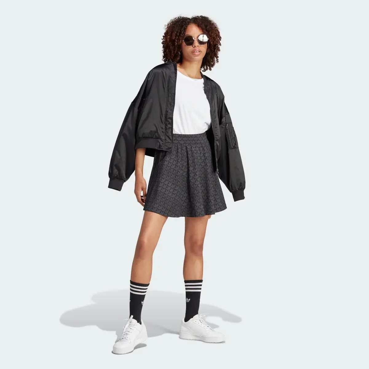 Adidas Trefoil Monogram Skirt. 3
