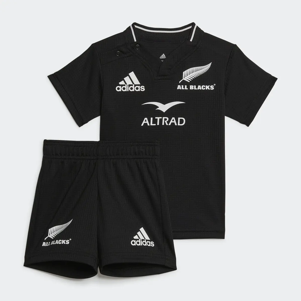 Adidas All Blacks Rugby Replica Home Baby Kit. 2