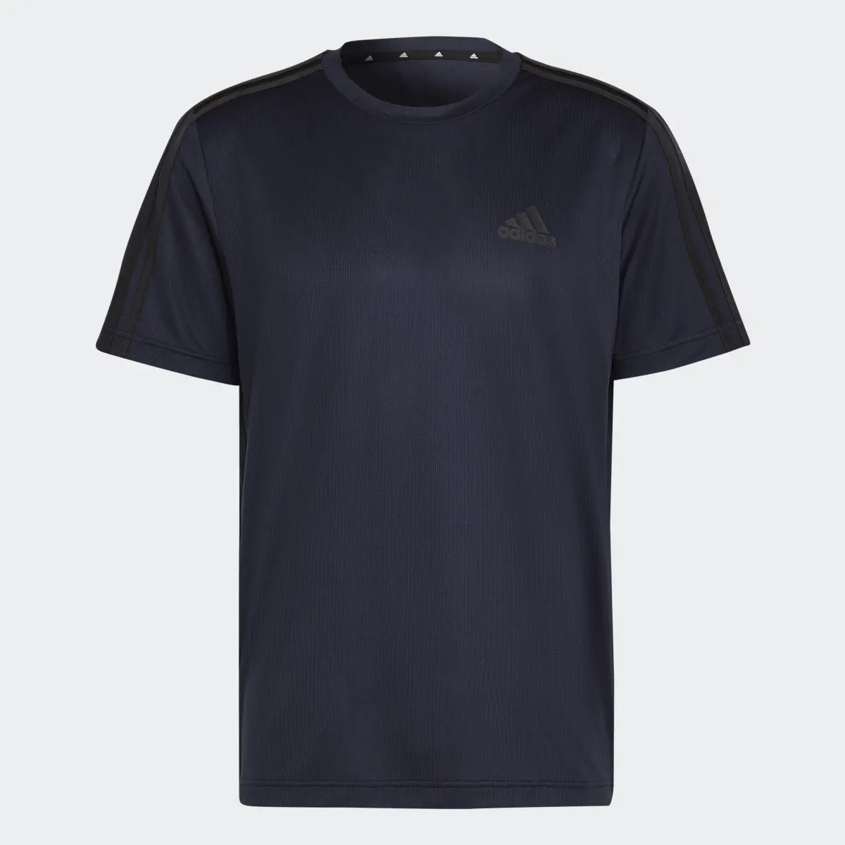 Adidas Camiseta AEROREADY Designed To Move Sport 3 bandas. 1