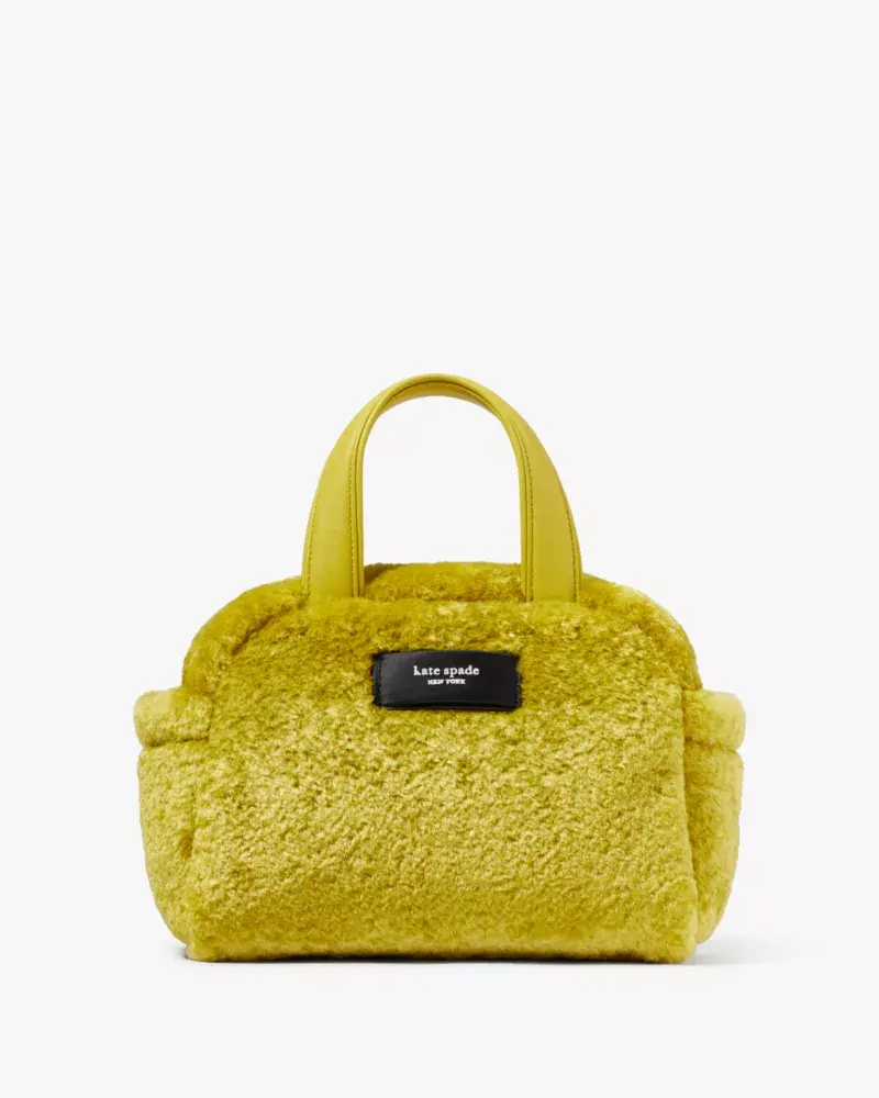 Kate Spade Apres Chic Faux Shearling Satchel. 1