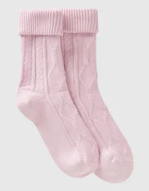 jacquard socks