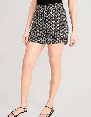 Old Navy High-Waisted Playa Soft-Spun Shorts for Women -- 4-inch inseam multi