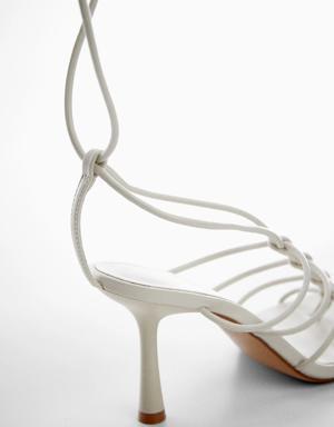 Strappy heeled sandals