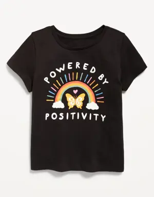 Old Navy Short-Sleeve Graphic T-Shirt for Girls black