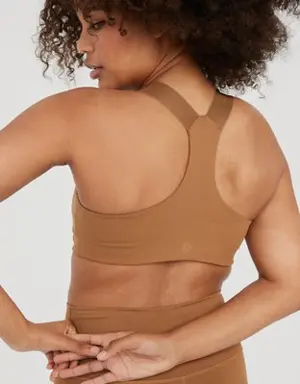 By Aerie The Hugger Racerback Sports Bra