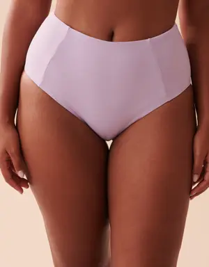 TEXTURED PASTEL High Waist Bikini Bottom