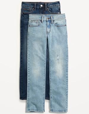 Built-In Flex Straight Jeans 2-Pack for Boys blue