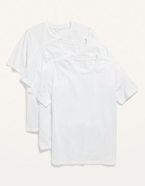 Soft-Washed Crew-Neck T-Shirt 3-Pack white