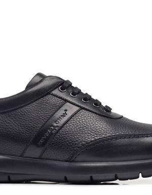Siyah Günlük Bağcıklı Erkek Ayakkabı -12600-