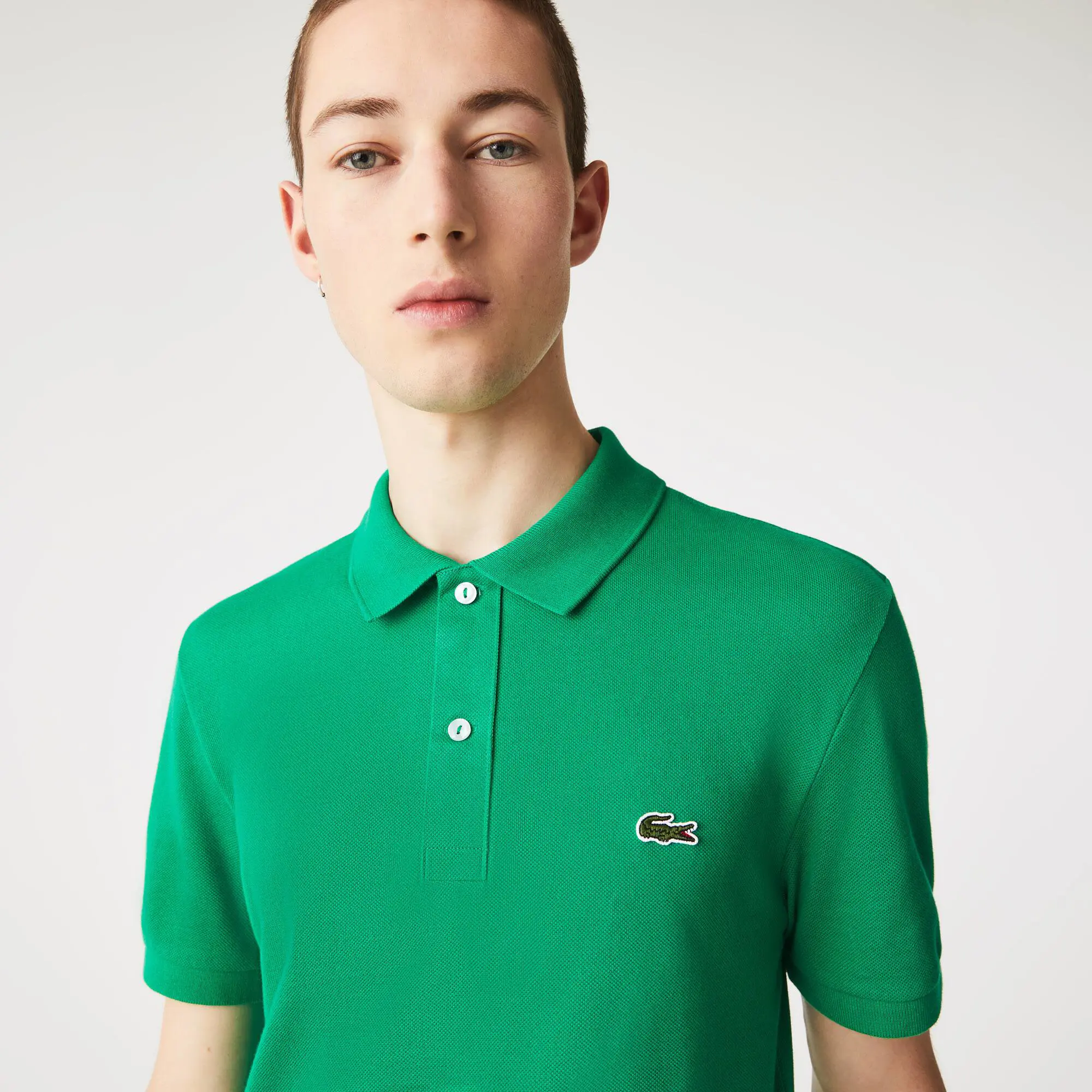 Lacoste Original L.12.12 Slim Fit Petit Piqué Cotton Polo Shirt. 1