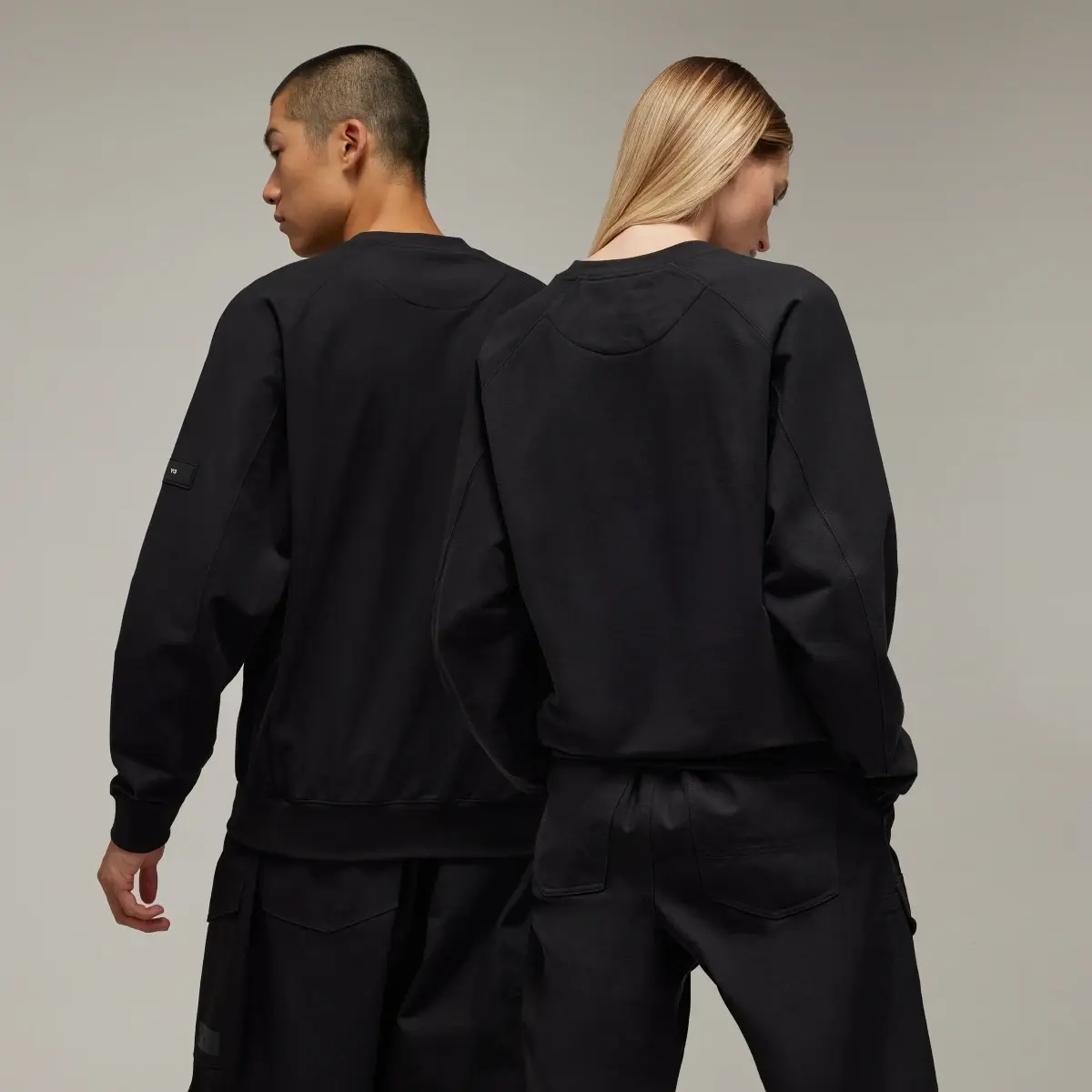 Adidas Y-3 Stretch Terry Crew Sweatshirt. 3