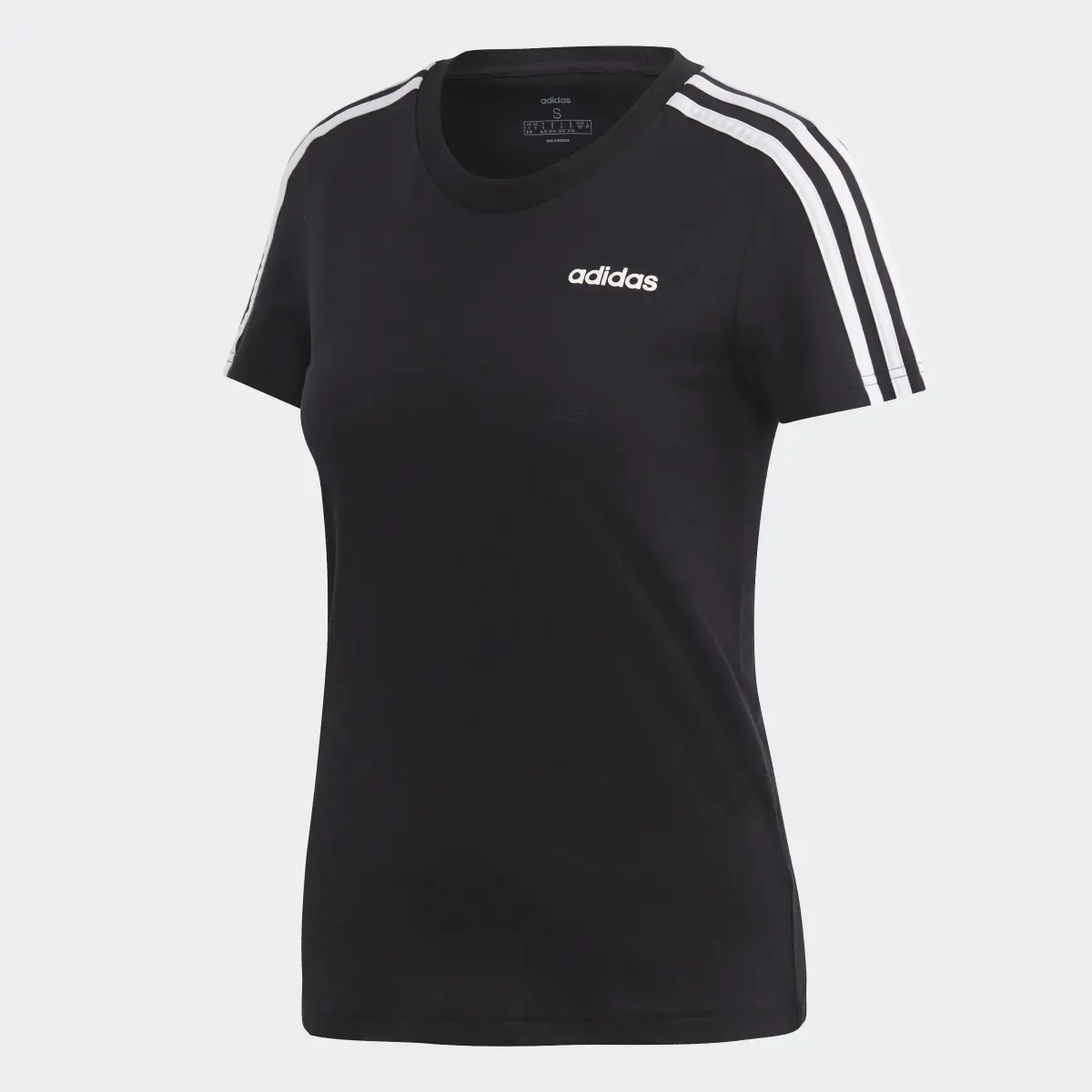 Adidas Essentials 3-Stripes T-Shirt. 1