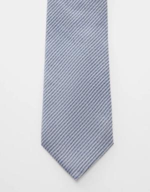 Structured cotton tie