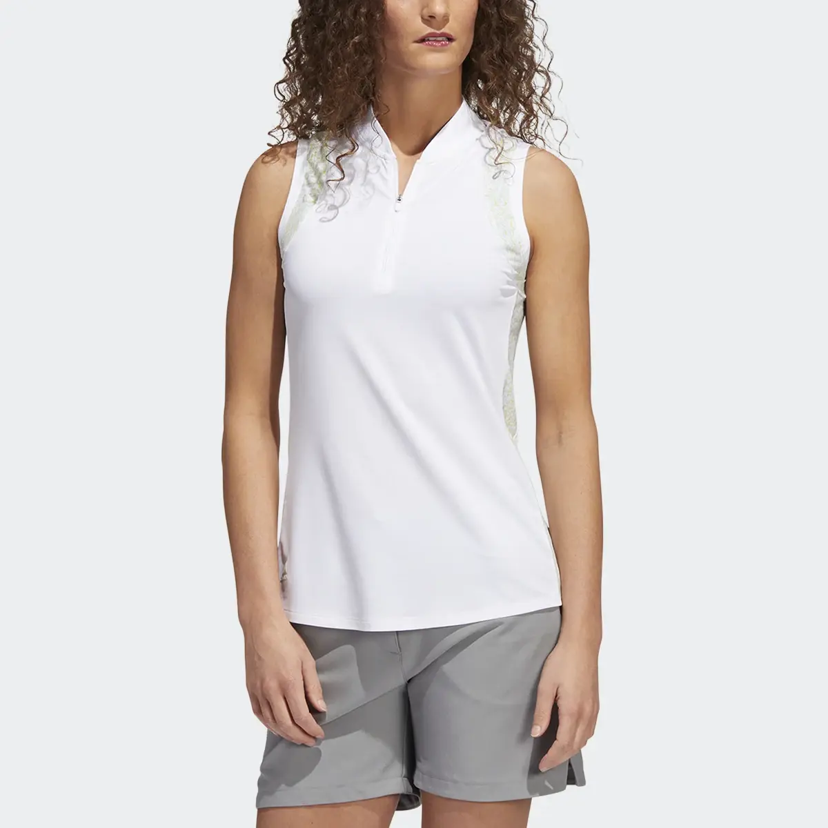 Adidas Ultimate365 Sleeveless Polo Shirt. 1