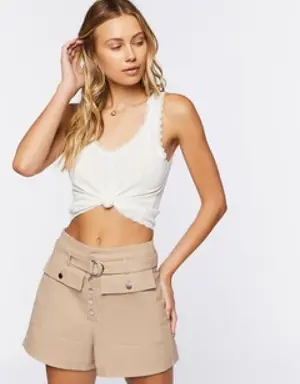 Forever 21 High Rise Cotton Shorts Goat