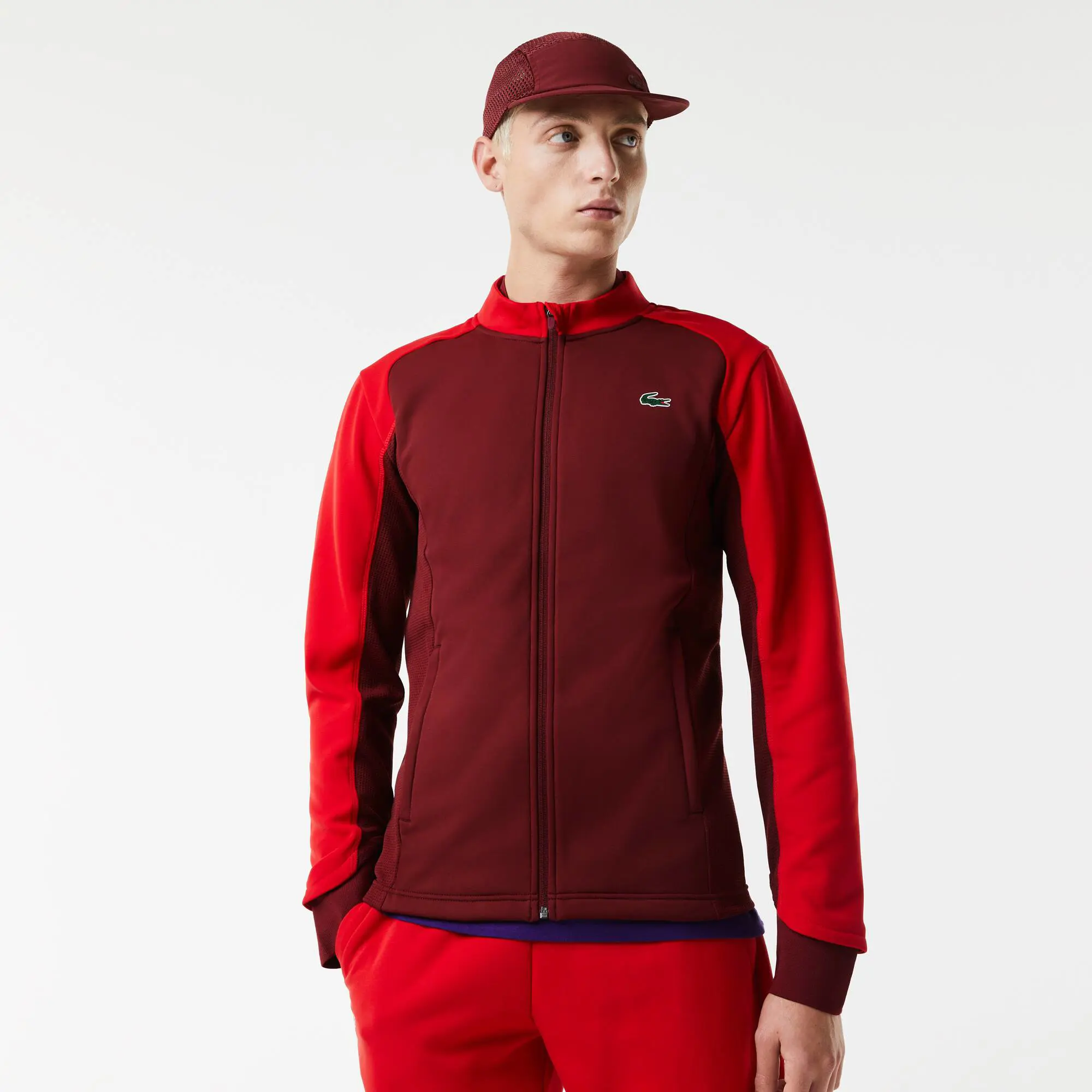 Lacoste Men's Lacoste SPORT Thermal Two-Ply Golf Jacket. 1