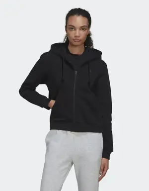 Adidas ALL SZN Fleece Full-Zip Hoodie. 2 Adidas ALL SZN Fleece Full-Zip Hoodie. 2