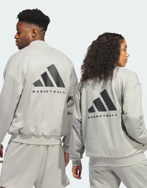 Basketball Sueded Crew Sweatshirt
