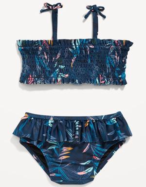 2-Piece Smocked Bikini Swim Set for Baby multi