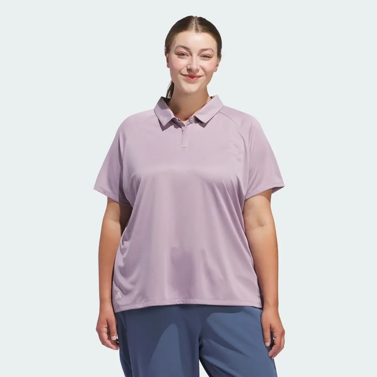 Adidas Women's Ultimate365 HEAT.RDY Polo Shirt (Plus Size). 2