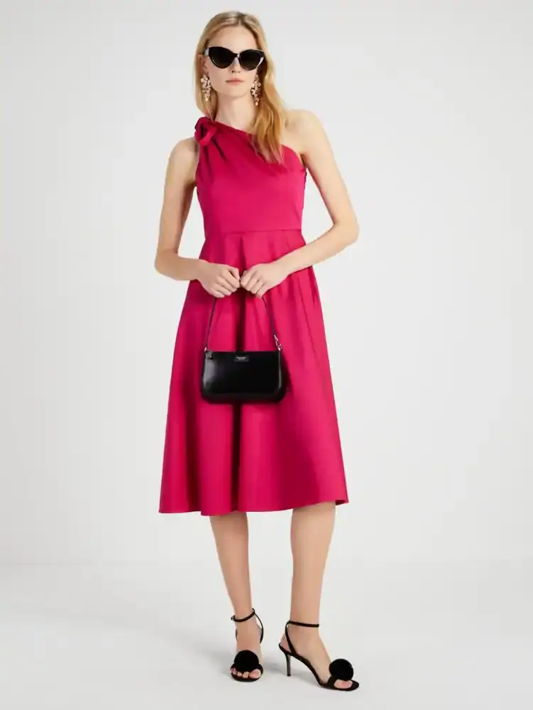 Kate Spade Poplin One-shoulder Sabrina Dress. 1