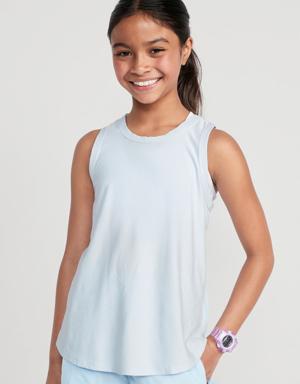 Cloud 94 Soft Go-Dry Cool Tunic Tank Top for Girls blue