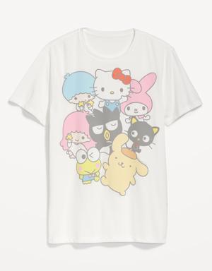 Hello Kitty® Matching Gender-Neutral T-Shirt for Adults white