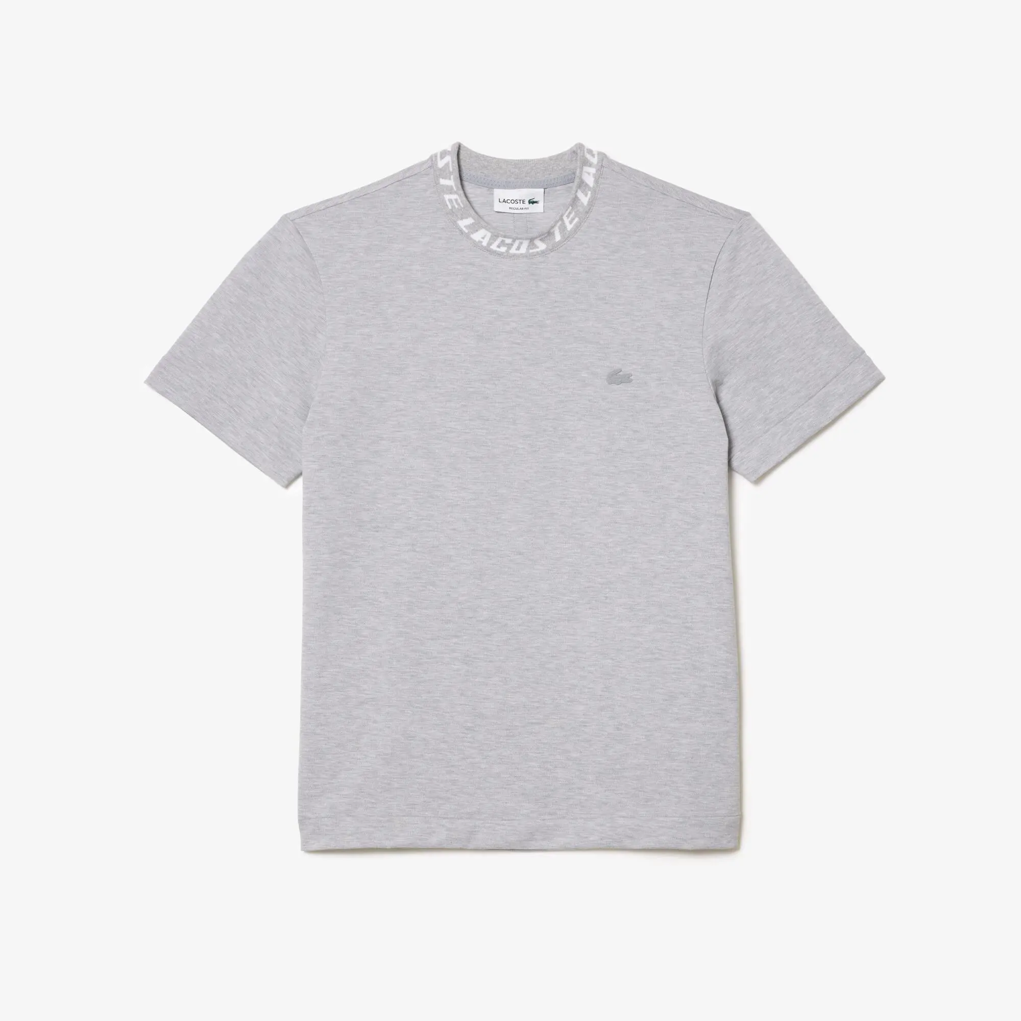 Lacoste T-shirt homme regular fit marquage sur le col Lacoste. 2