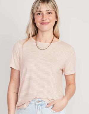 Old Navy Luxe Striped T-Shirt for Women multi