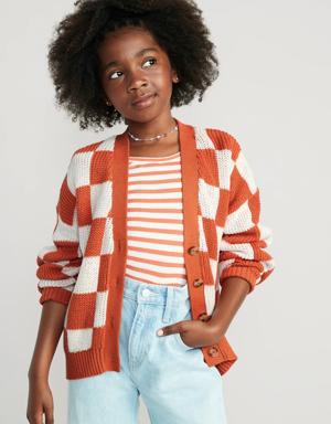 Old Navy Cocoon Cardigan for Girls orange