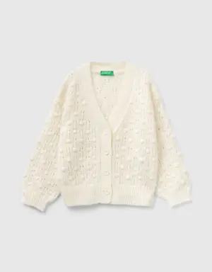 knit cardigan with buttons