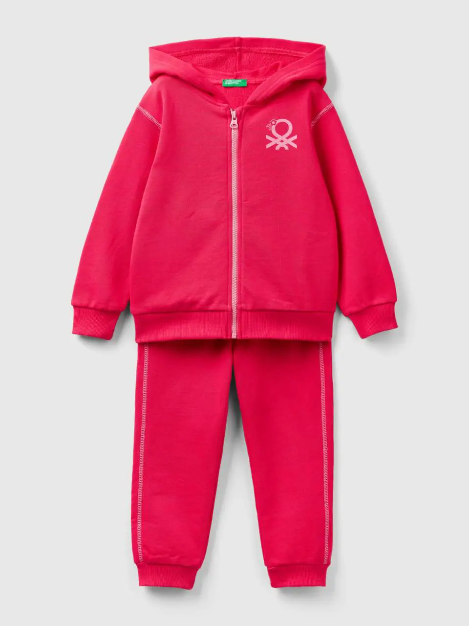 Benetton sweat tracksuit in 100% cotton. 1